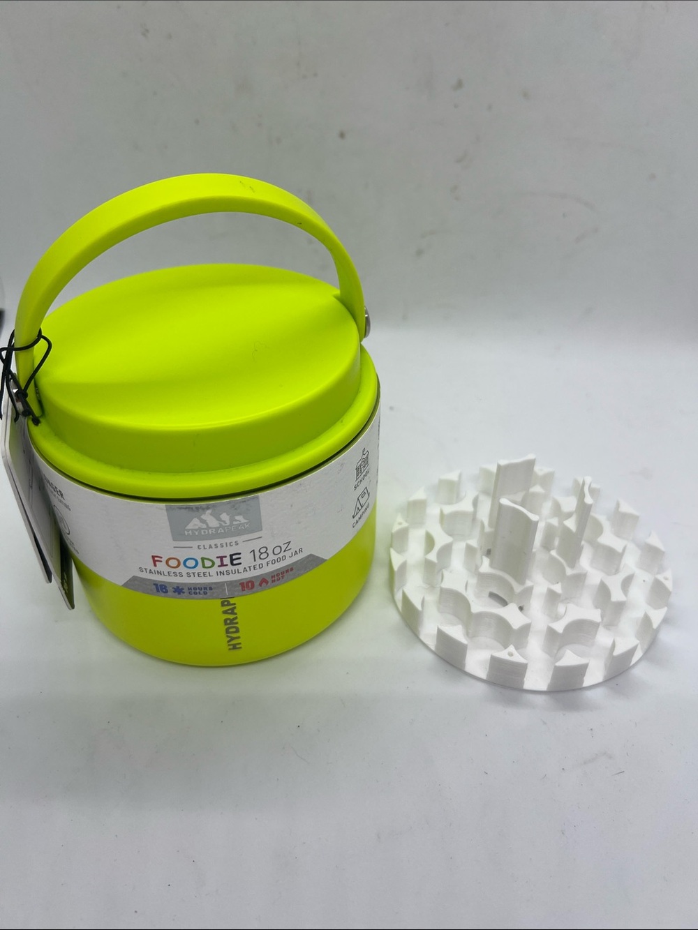 Hydrapeak Food Jar Insulated Stainless Steel Plus Peptide Storage Container NWT